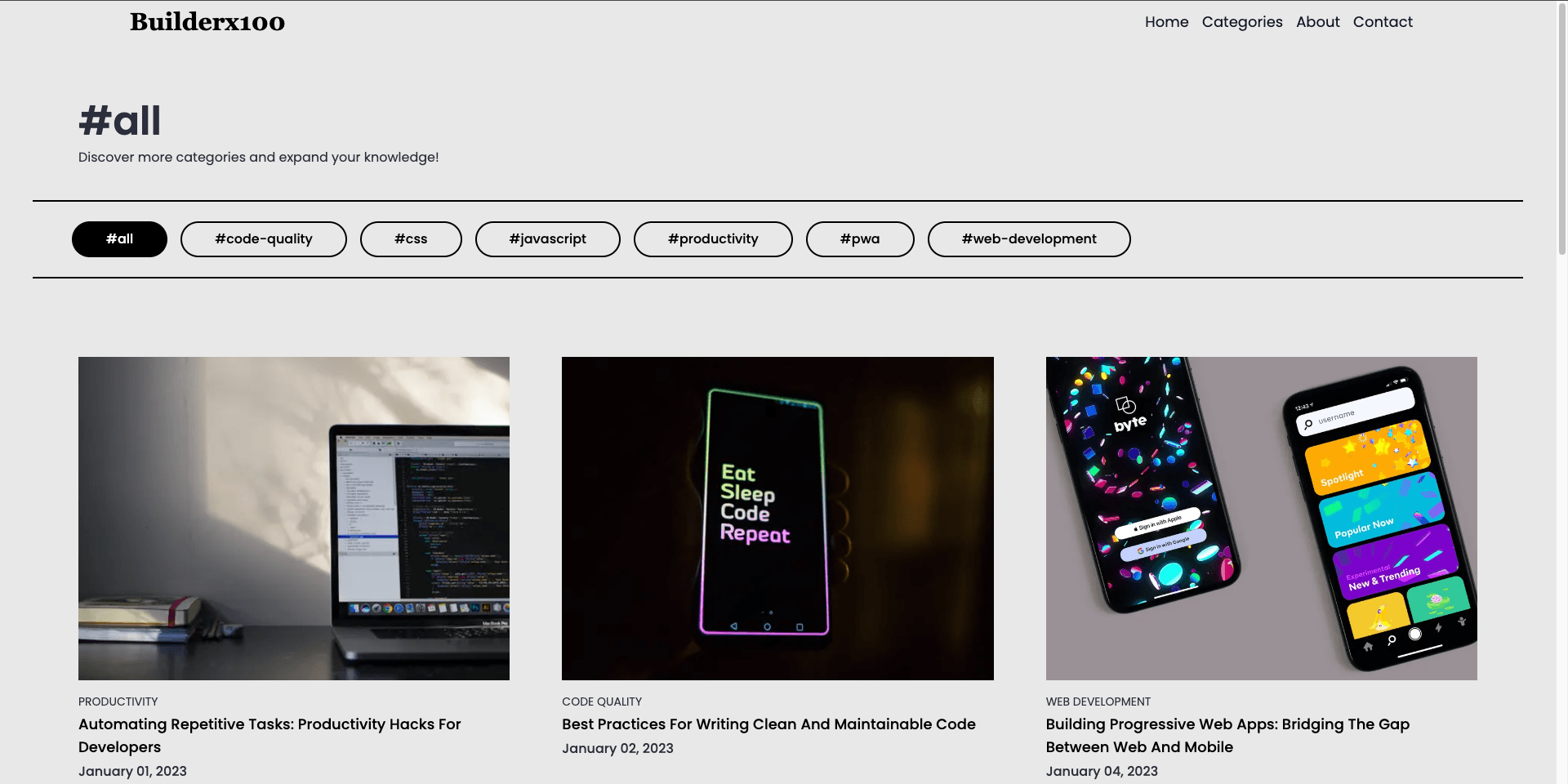 Markdown Blog