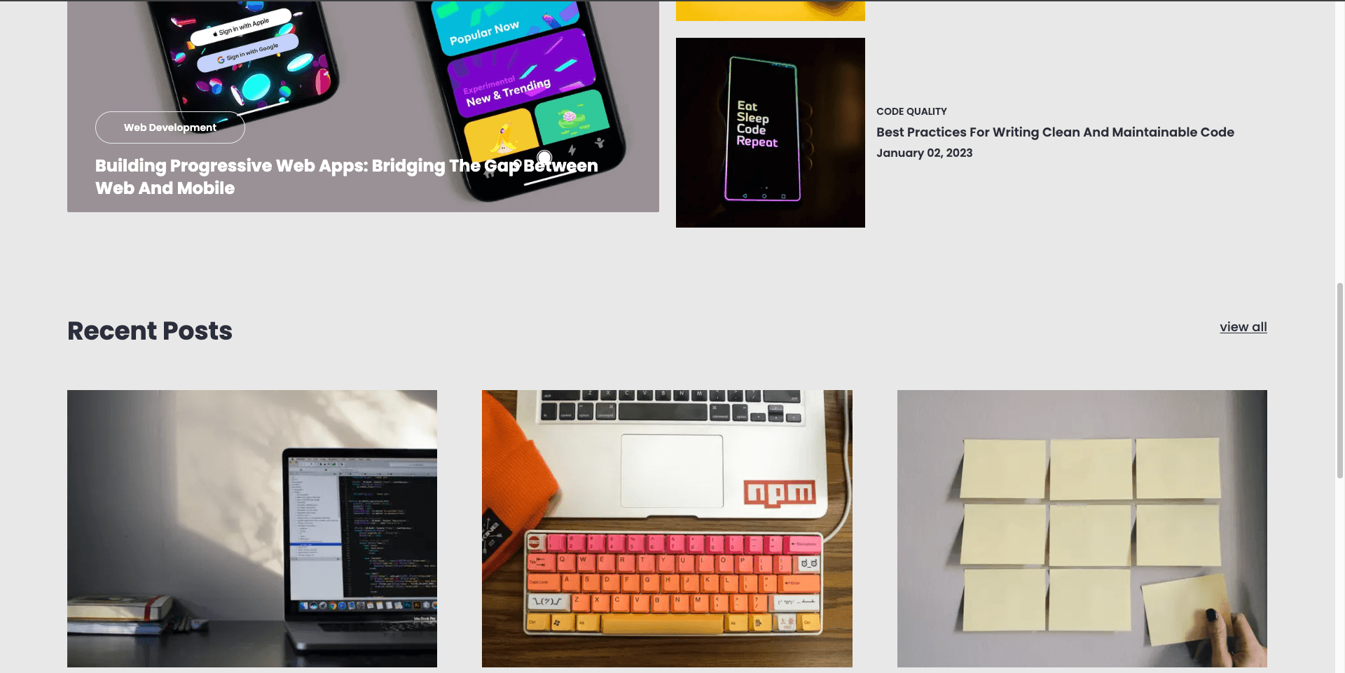 Markdown Blog