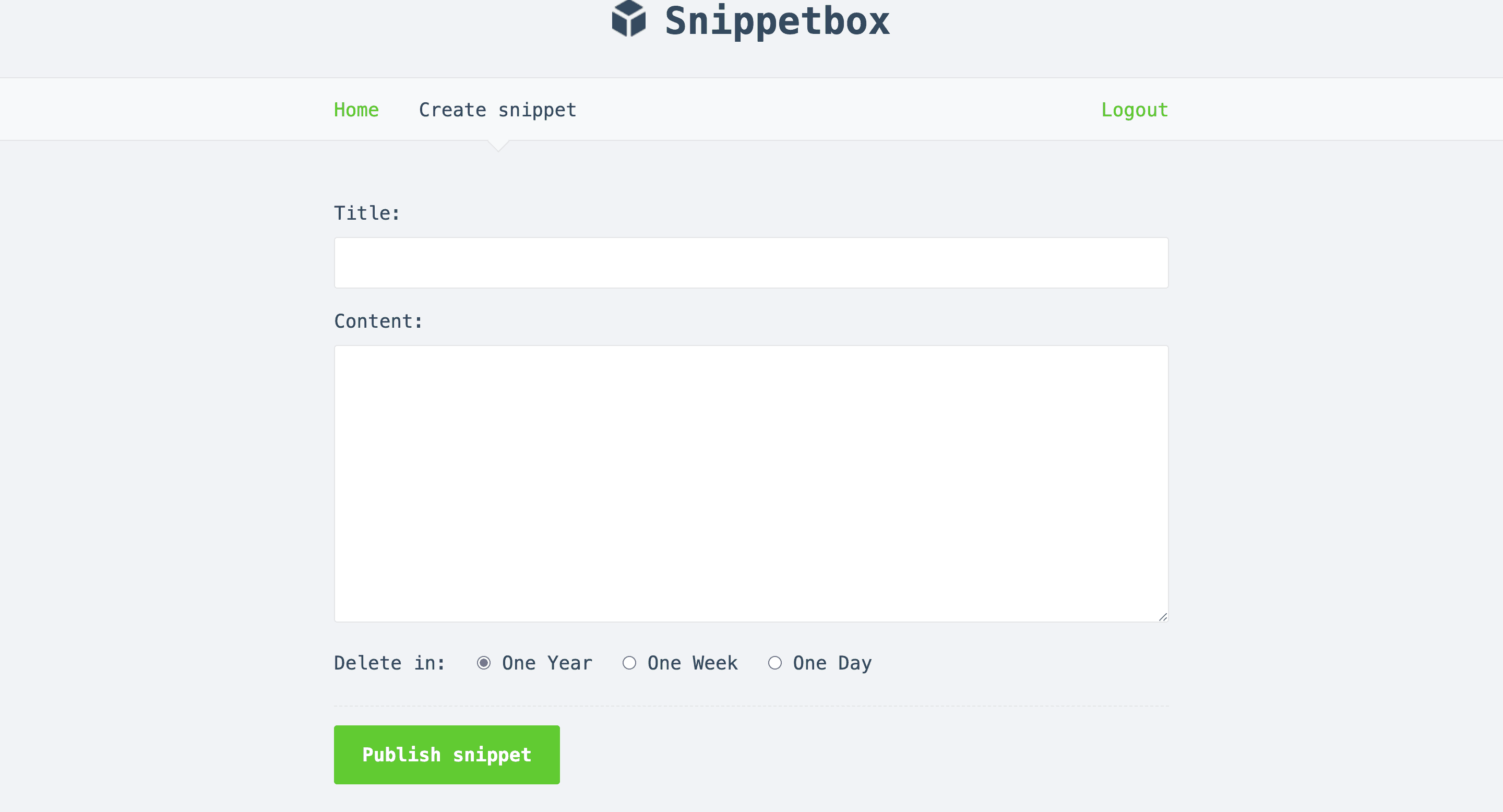 Snippet Box