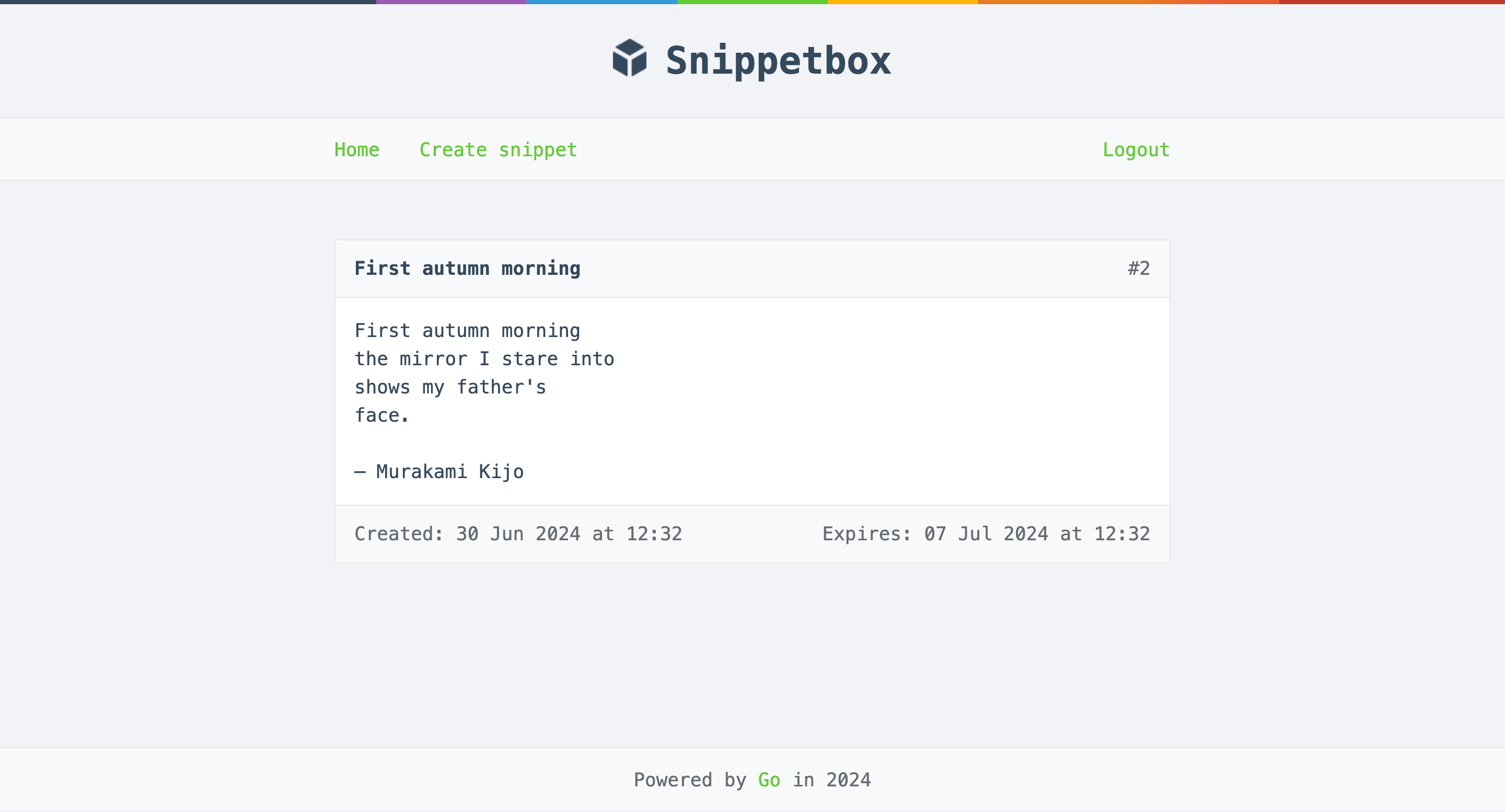 Snippet Box